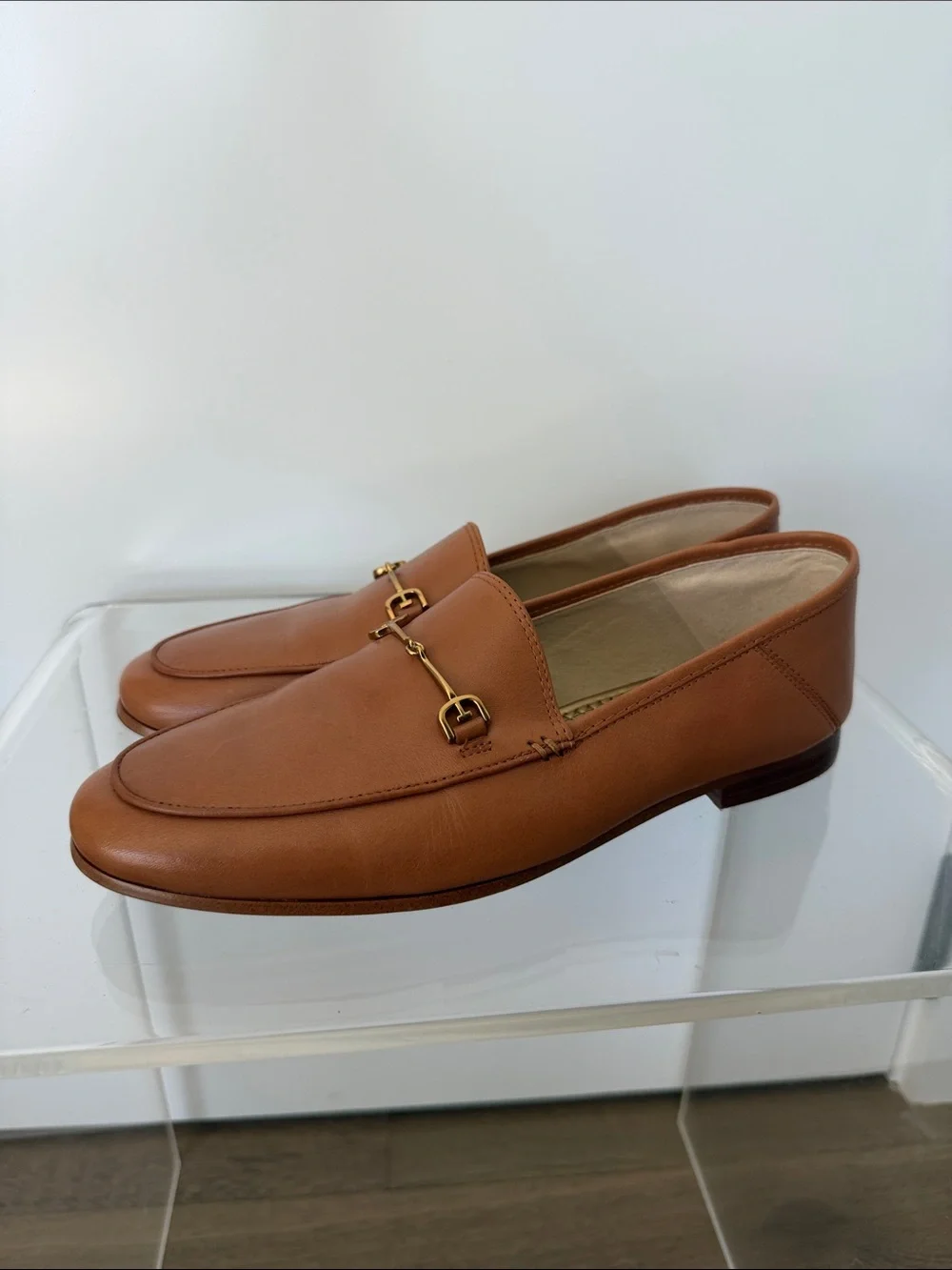 ✨preppy!✨Sam Edelman Lorraine Bit Loafers with Gold Hardware!